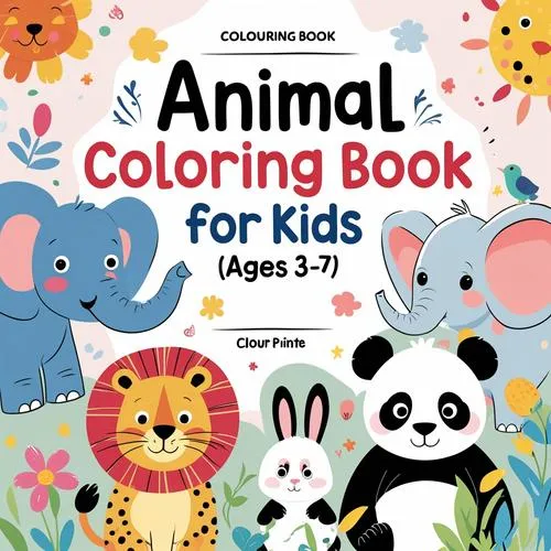 Animal Coloring Book cover
